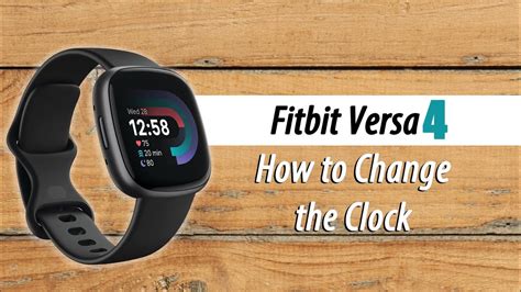 changing clock face on fitbit.